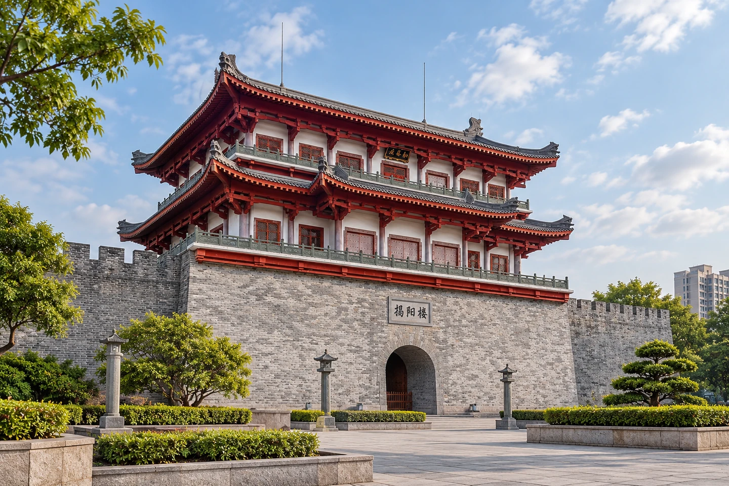 揭阳楼 · AI地标示意,非实拍