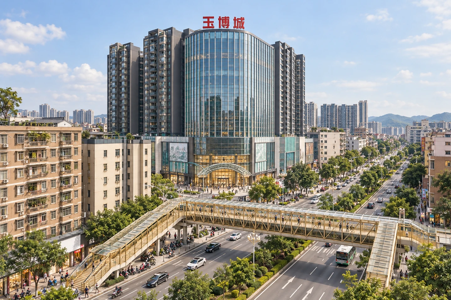 四会玉博城 · AI地标示意,非实拍